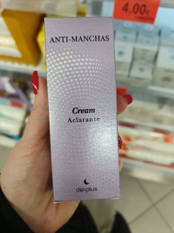 Crema facial noche aclarante, Deliplus